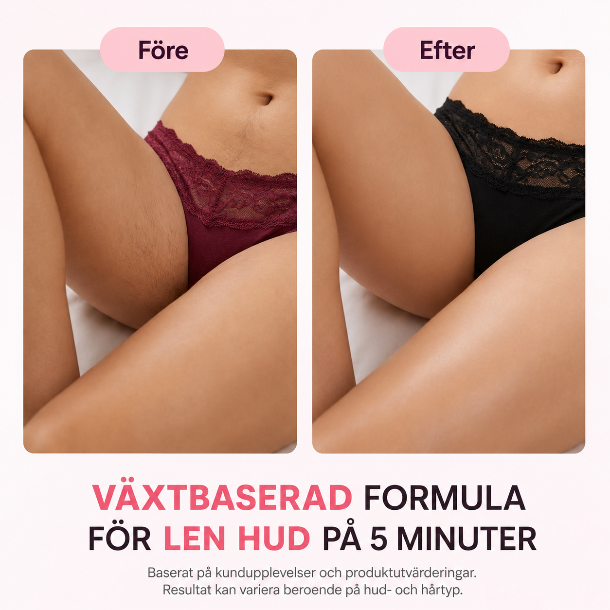 Hårborttagningsspray — slät hud på 5 minuter
